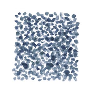 Serene Blue Brushstrokes