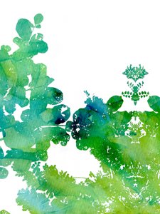 Vibrant Watercolor Leaves