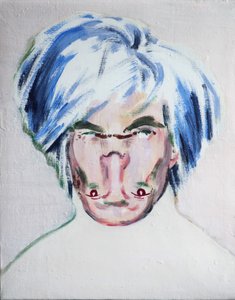 Shockheaded Warhol by Darren Coffield