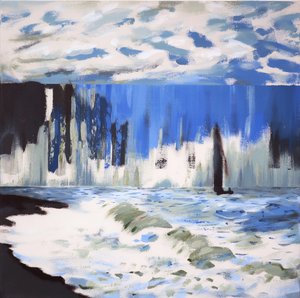 The Sea at Sainte Adresse after Monet by Darren Coffield