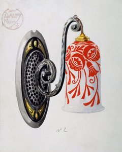 Model of a Number 2 Art Nouveau Wall Light from Daum Brothers Manufacturing by Daum Freres