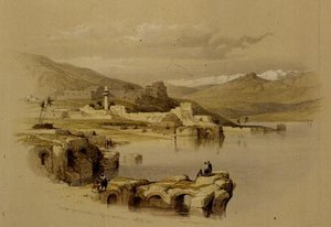 Tiberias from the Walls, Saffet in the Distance, April 22nd 1839, Plate 37 from Volume I of 