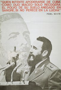 Poster featuring Fidel Castro