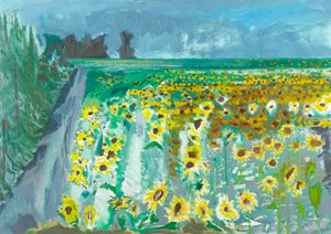 Sunflowers and Mistral