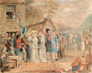 Highland Wedding by David Allan