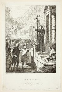 Preaching in the College at Rome by David Allan