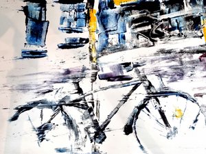Urban Bicycle Abstract