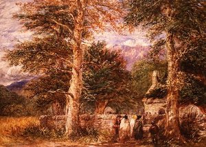 Bettws-y-Coed Church, North Wales by David Cox