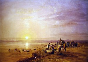 Crossing the Sands by David Cox