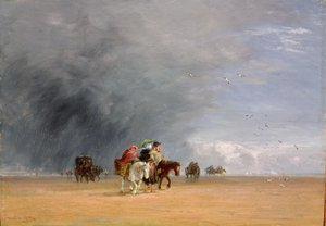 Crossing the Sands by David Cox