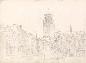 Rotterdam: The Church of St. Lawrence by David Cox