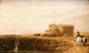 The Hayfield by David Cox