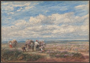The Heather or Broom Gatherers by David Cox