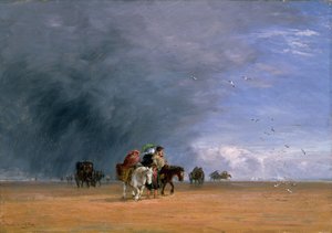 Crossing the Sands by David Cox the elder