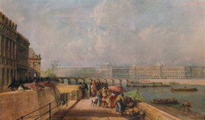 The Pont des Arts and the Louvre from the Quai Conti