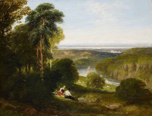 The Wyndcliffe, River Wye by David Cox the elder