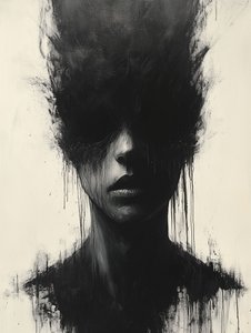 Dark Expressive Portrait