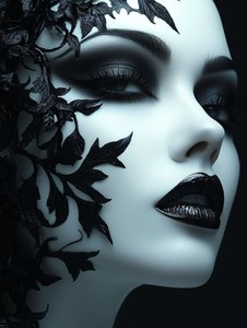Dark Floral Beauty