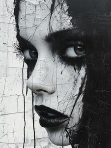 Gothic Cracked Portrait