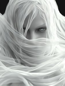 Intense Veiled Gaze