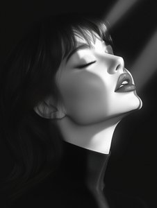 Shadowed Beauty Portrait