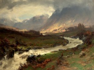 A Break in the Storm, Glen Lyon, Perthshire, Scotland by David Farquharson