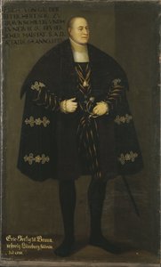 Portrait of Duke Eric I of Brunswick-Lueneburg, Prince of Calenberg-Goettingen by David Frumerie