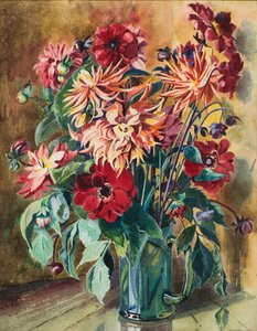 Dahlias by David Goodfellow