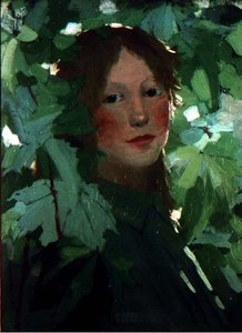 Head of a Girl by David Gould