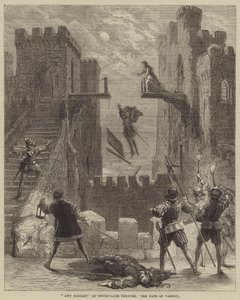 Amy Robsart at Drury-Lane Theatre, the Fate of Varney by David Henry Friston