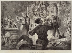 Preparing for the Pantomimes by David Henry Friston
