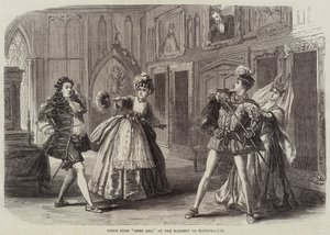 Scene from Ages Ago, at the Gallery of Illustration