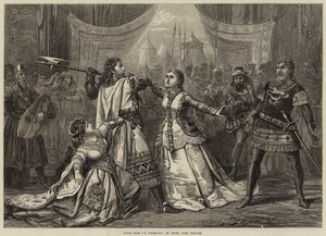 Scene from Il Talismano, at Drury Lane Theatre