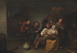 Inn Parlour with Guests
