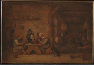 Interior of an Inn by David I Teniers