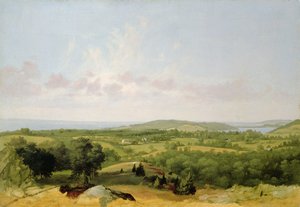 View of Narragansett Bay, Near Warwick, Rhode Island by David Johnson