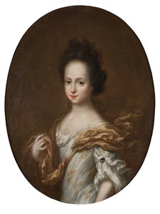 Portrait of Duchess Hedvig Sophia of Holstein-Gottorp (1681-1708), Queen of Sweden by David Klöcker Ehrenstrahl