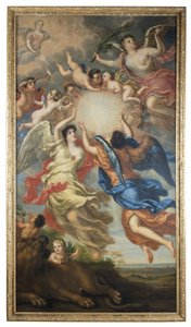 Allegory of the Marriage of King Charles XI and Queen Ulrika Eleonora by David Klöcker Ehrenstrahl