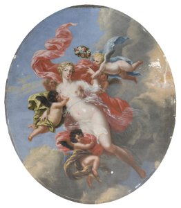 Anna Maria Soop af Limingo, 1660-1735, married to 1. Axel Wachtmeister of Mälsåker 2. Karl Gyllenstierna of Steninge by David Klöcker Ehrenstrahl