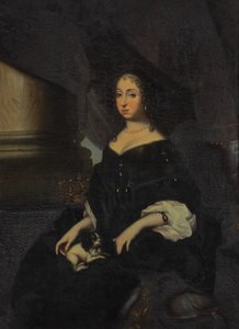 Portrait of Hedvig Eleonora av Holstein-Gottorp (1636-1715) by David Klöcker Ehrenstrahl
