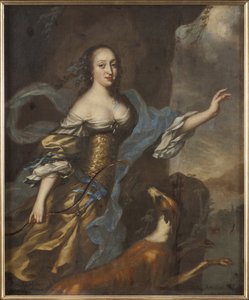 Portrait of Princess Anna Dorothea of Holstein-Gottorp by David Klöcker Ehrenstrahl