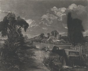 A Lock on the Stour by David Lucas