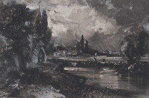 A Mill, 1829 by David Lucas