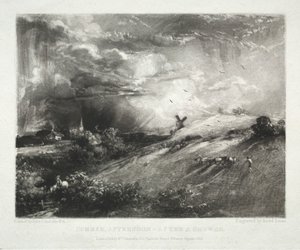 Various Subjects of Landscape, Characteristic of English Scenery from Pictures Painted by John Constable, R.A.: Summer Afternoon - after a Shower