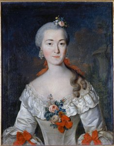 Portrait of Maria Ivanovna Tatishcheva (nee Mamonova) (1730-1794) by David Luders