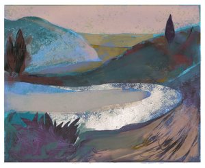 Winding Hillside Road
