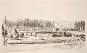 A Railhead, illustration from 