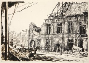 The Town Hall of Peronne, Illustration from 