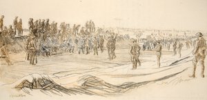 Watching German Prisoners, Illustration from 