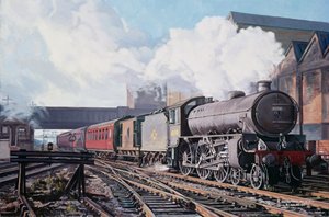A Thompson B1 Class Moving Empty Stock on a Cold February Morning, 1998 by David Nolan